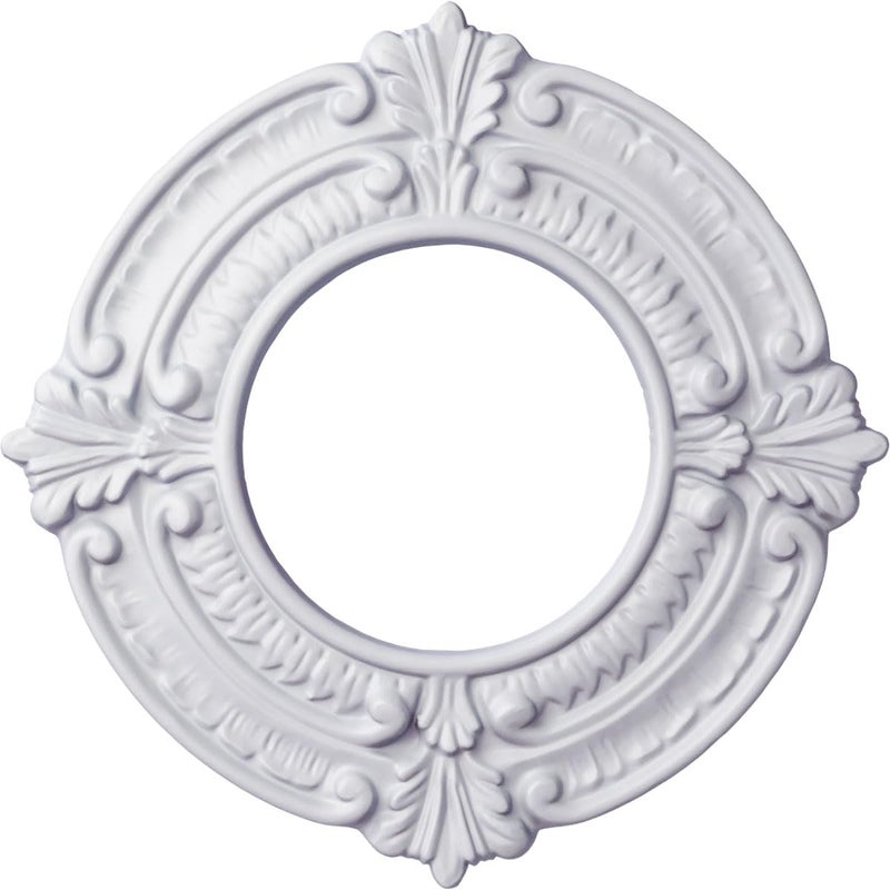 Ekena Millwork CM09BN Benson Ceiling Medallion 9OD x 4 18ID x 58P Primed