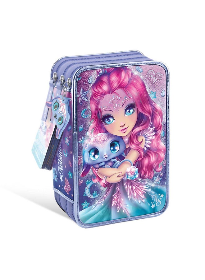 Nebulous Stars Petulia & Paloma 3-Tier Pencil Case - Image 1