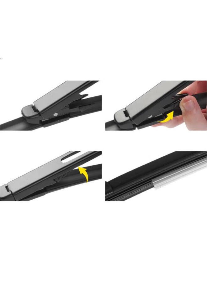 Goodyear Langjing Windshield Wiper/Wiper Blade For Ford New Mondeo 13-20, Kuga 13 Onwards, Edge 15-1 Pair - Image 3