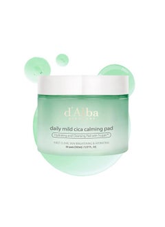 d'alba Piedmont d'alba Piedmont Daily Mild Cica Calming Pad, Calming and Soothing Pads, Gentle Exfoliation  - Image 1