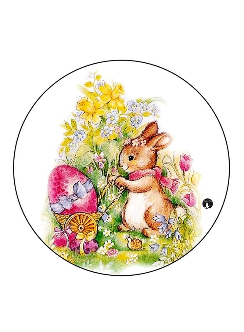 RKN A Rabbit Printed Mouse Pad Multicolour