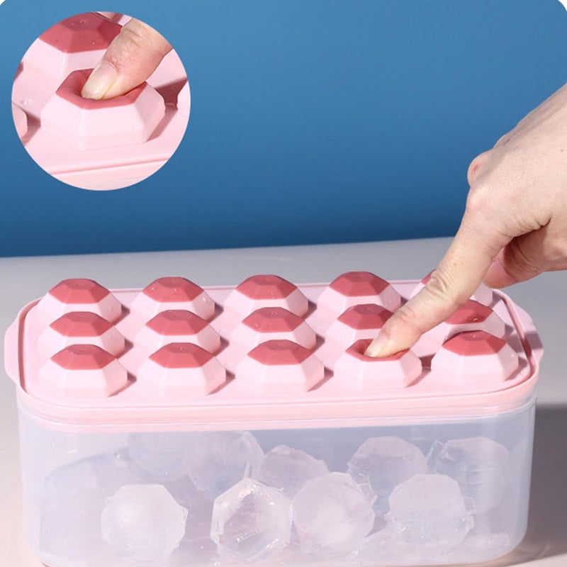 HomeFast Ice Tray 15 Pcs Ice Cube Trays with Airtight Locking Lids Flexible 15Ice Cube Trays with SpillResistant Removable Lid for Cocktail Freezer Stackable Ice Trays with Covers - Image 5