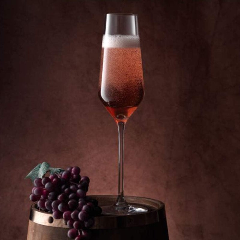 AUREUS Wine Glasses Champagne Brandy Big Stem Wine Glass 250 ML White Wine Red Wine Glasses for Party Restaurants Set of Champagne Glass 6 - Image 4