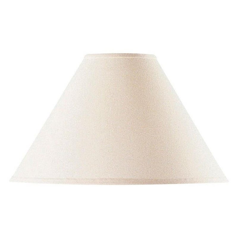 Cal Lighting SH-8108/17-OW Vertical Basic Coolie Linen Hardback Lamp Shade, Off White - Image 5