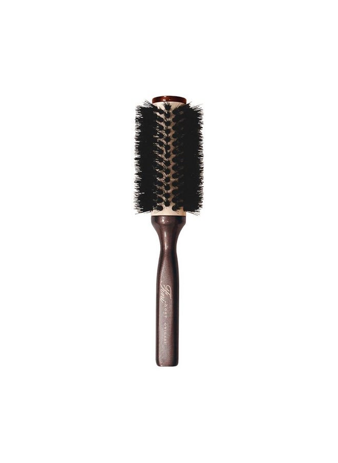 Cricket Fini Small Round Hair Brush Boar Nylon Bristle For Blow Drying Curling Styling Professional Stylist Brushes Ceramic Coated Barrel  - Image 1