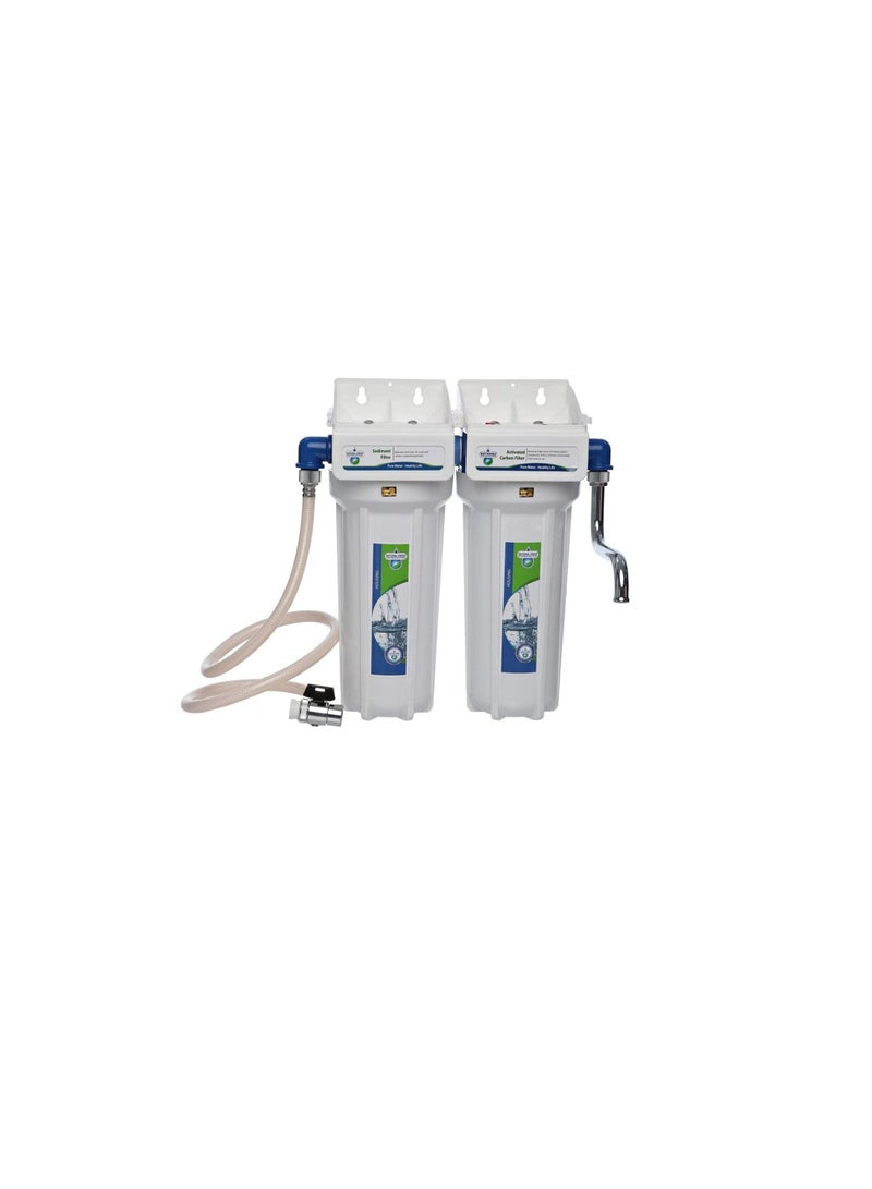 National Green Dual Water Purification System, White NDWPS-10R-SAN-WM-WH  - Image 1
