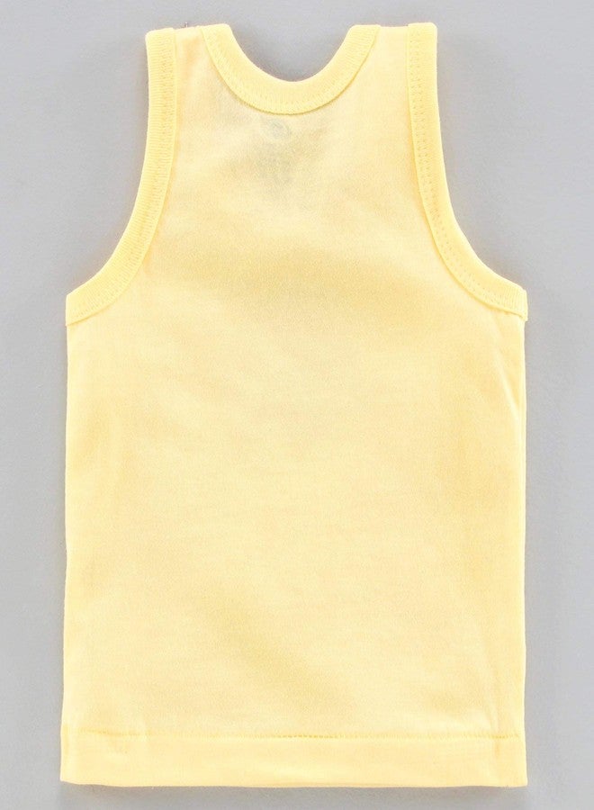 ANGAAKAR CLOTHINGS Printed Baby Vest for Kids Cotton Sleeveless Toddler Sando Baniyan Baby Innerwear Cloth for Boys & Girls, Pack of 6 - Image 5