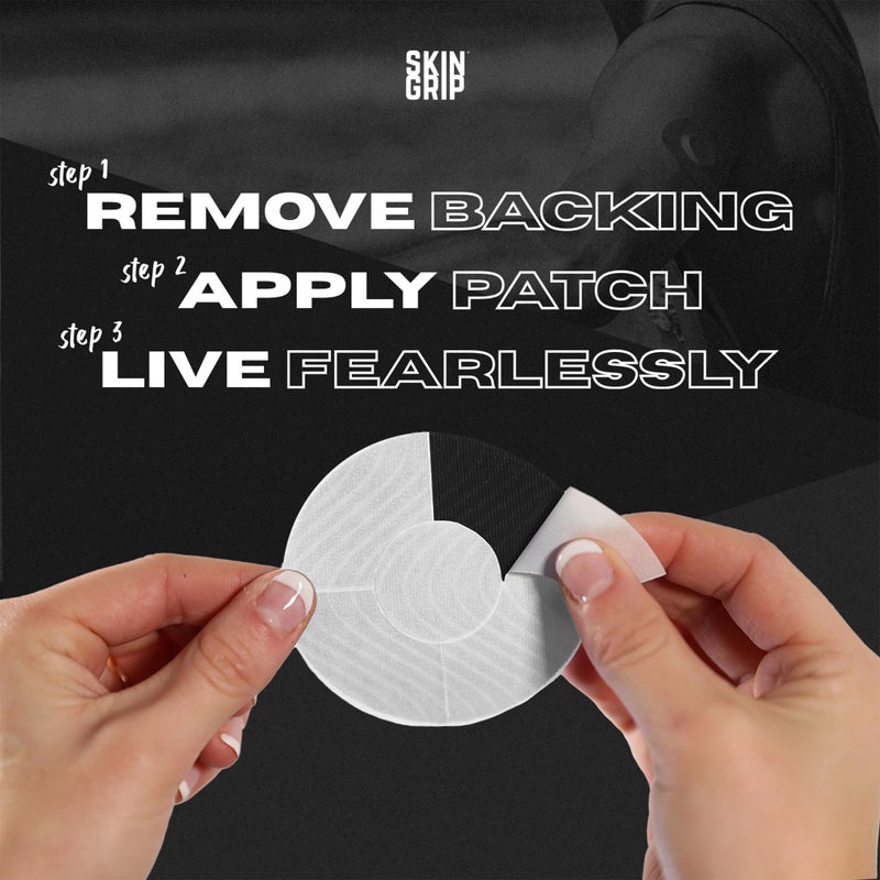 Skin Grip Adhesive Patches Compatible with Dexcom G7 & Stelo CGM â€“ Waterproof & Sweatproof Cover for Continuous Glucose Monitor Sensor, Stays Secure for 10-15 Days â€“ 20 Pack, Black - Image 4