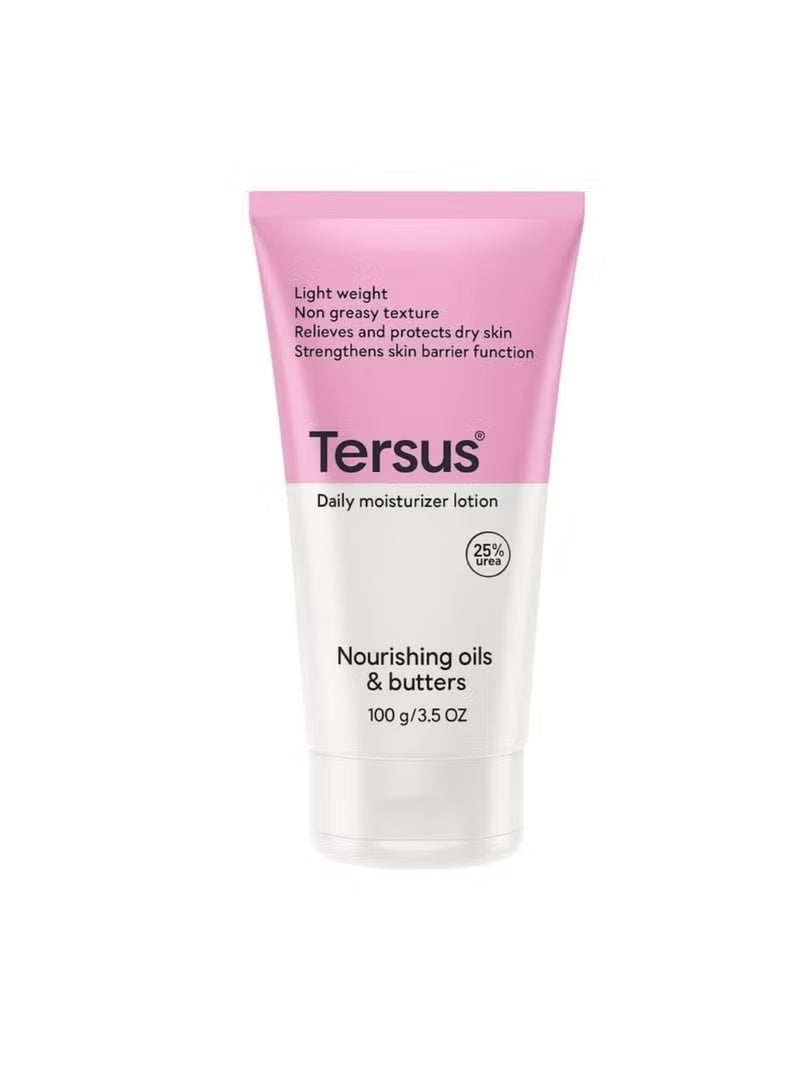 Tersus Daily Body Moisturizing Lotion with 25% Urea, Nourishing Oils & Butters, 100ml