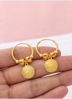 GOLDMAX Elegant 21k Gold Plated Earrings For Women  - Image 1