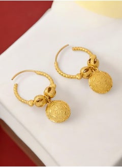 GOLDMAX Elegant 21k Gold Plated Earrings For Women  - Image 2