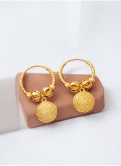 GOLDMAX Elegant 21k Gold Plated Earrings For Women  - Image 3