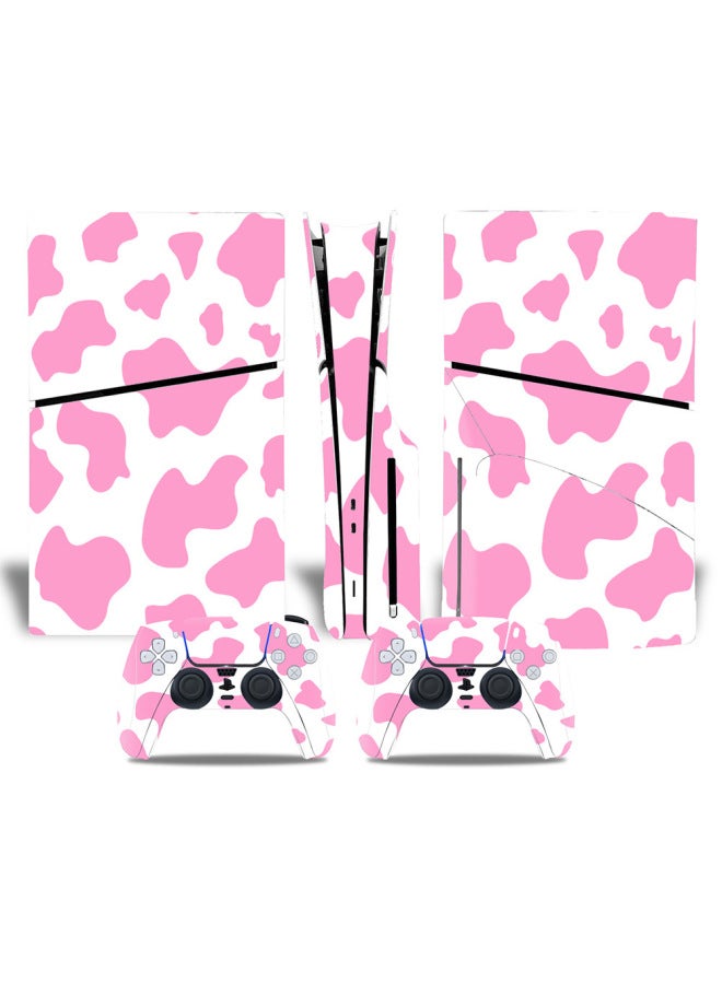 general Straight Hair PS5slim Sticker PS5 Game Console PS5S Optical Drive Version Color Film P5SLIM Full Package Host Film-Color:XY-PS5SDisc-0103 - Image 1