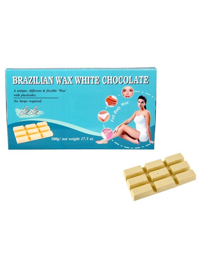Lele Brazilian Wax White Chocolate hair removal wax for Body and face 500gm | No strips Peel off Formula | - Image 2