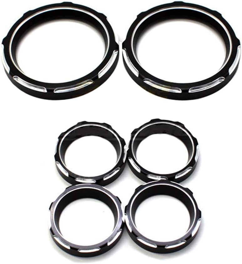 MORYEN Speedometer Gauge Burst Bezel Kit for Harley Touring Models 1996-2013 - Image 2