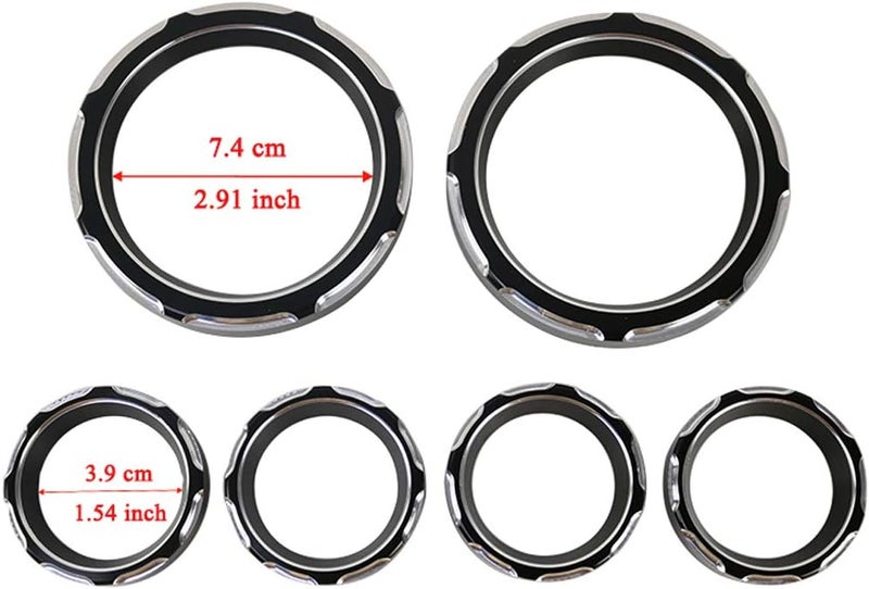 MORYEN Speedometer Gauge Burst Bezel Kit for Harley Touring Models 1996-2013 - Image 3