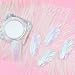 Vonrui Holographic Nail Powder White Pearl Chrome Dust Fairy Dust Glitter Pearl Pigment - Image 2