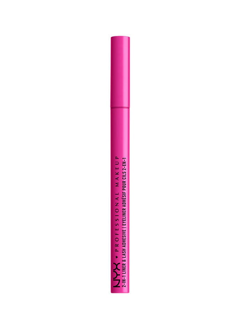 NYX PROFESSIONAL MAKEUP JUMBO 2IN1 LINER & LASH, BADDEST BLACK  - Image 1