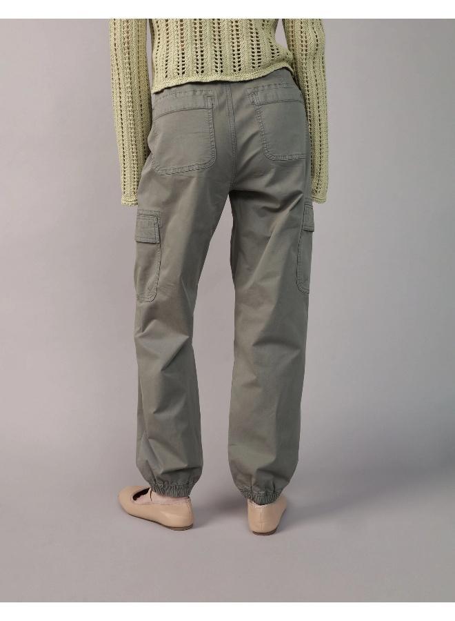 American Eagle AE Stretch High-Waisted Baggy Cargo Jogger - Image 4