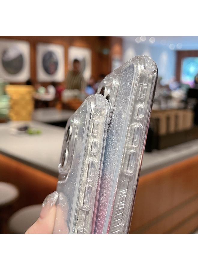 زبون جراب لهاتف iPhone 12 / 12 Pro مصنوع من مادة TPU + PC + Glitter Paper بتغطية كاملة - Image 4