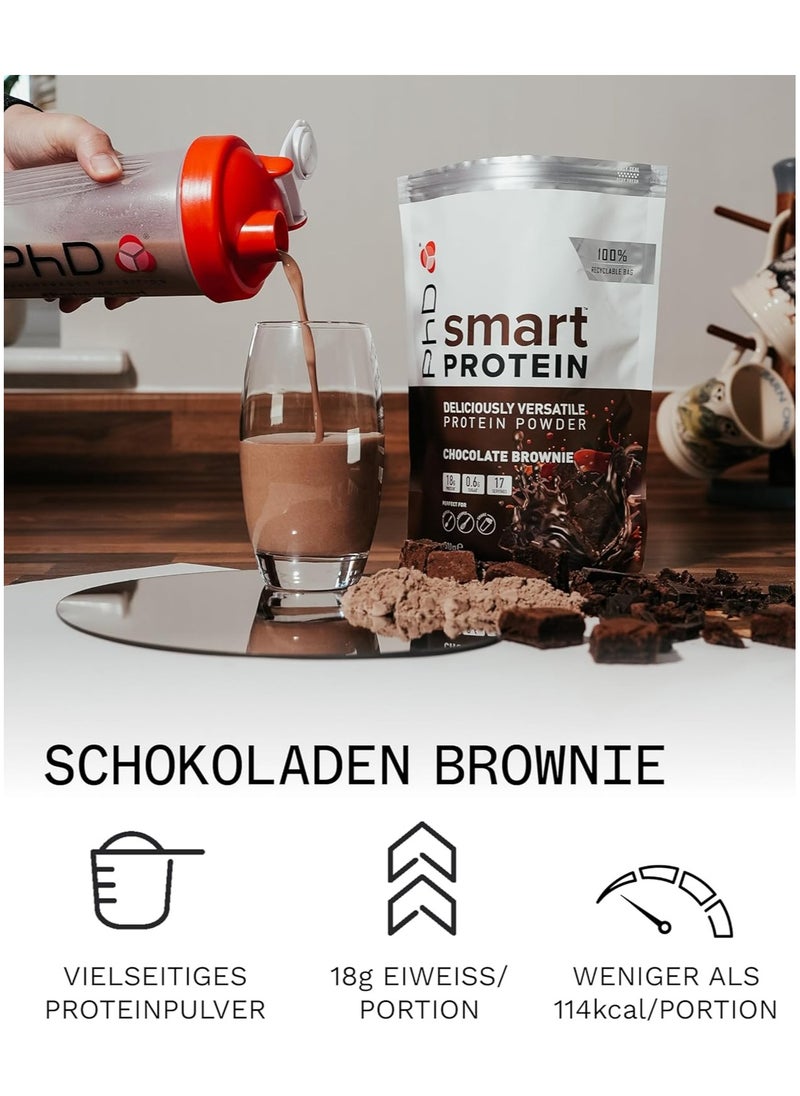 PhD Smart Protein Deliciously Versatile Protein Powder Chocolate Brownie 18g Protein 0.6g Suger 17 Servings 510g  - Image 2