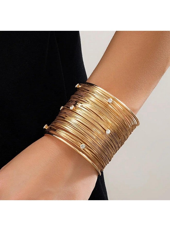 MEENAZ bracelet for women Bangles for women Anti Tarnish Stylish Adjustable Bracelet for girls rose gold Kada for Women Accessories Anti Tarnish Jewellery Stainless Steel Cuff Bracelet gifts Combo - Image 2