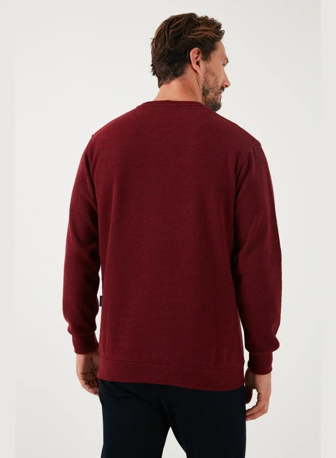 Buratti  Buratti Slim Fit Crew Neck Cotton Sweater Men's SWEATER 456201 for Men | Best Price UAE