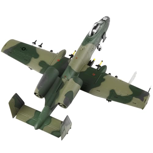 HANGHANG 1:100 Military Model Plane A-10 Thunderbolt II Warthog Alloy Fighter Plane Model,Model Airplane for Collection and Gift (Camouflage Paint). - Image 5