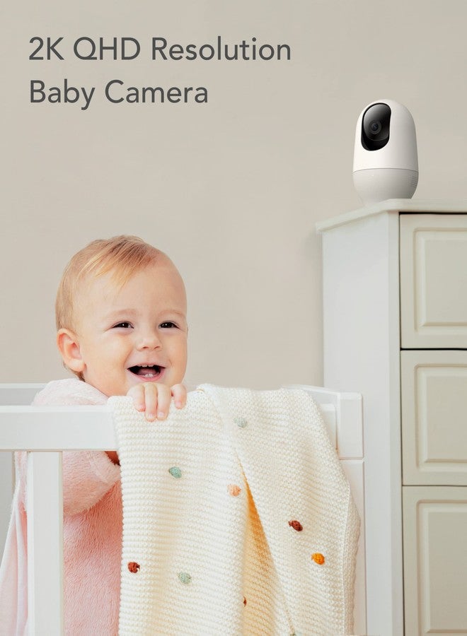 Nooie Baby Monitor 2 Pack, WiFi 360-Degree 1080P Smart Camera With Motion Tracking, Night Vision, Two-Way Audio, Sound Detection, Works With Alexa, SD Card and Cloud - Image 3