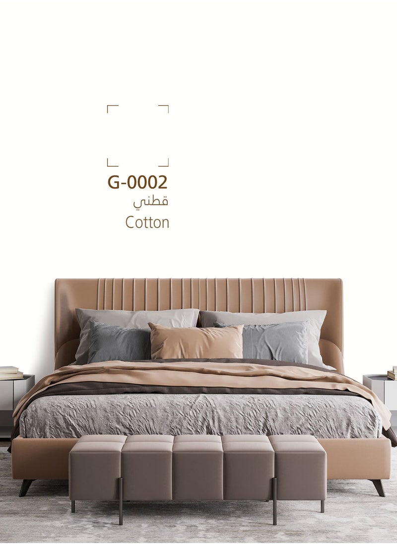 دهانات الجزيرة - جرين دهان جدران داخلية مطفي (اللون : قطني) 3لتر - Image 1