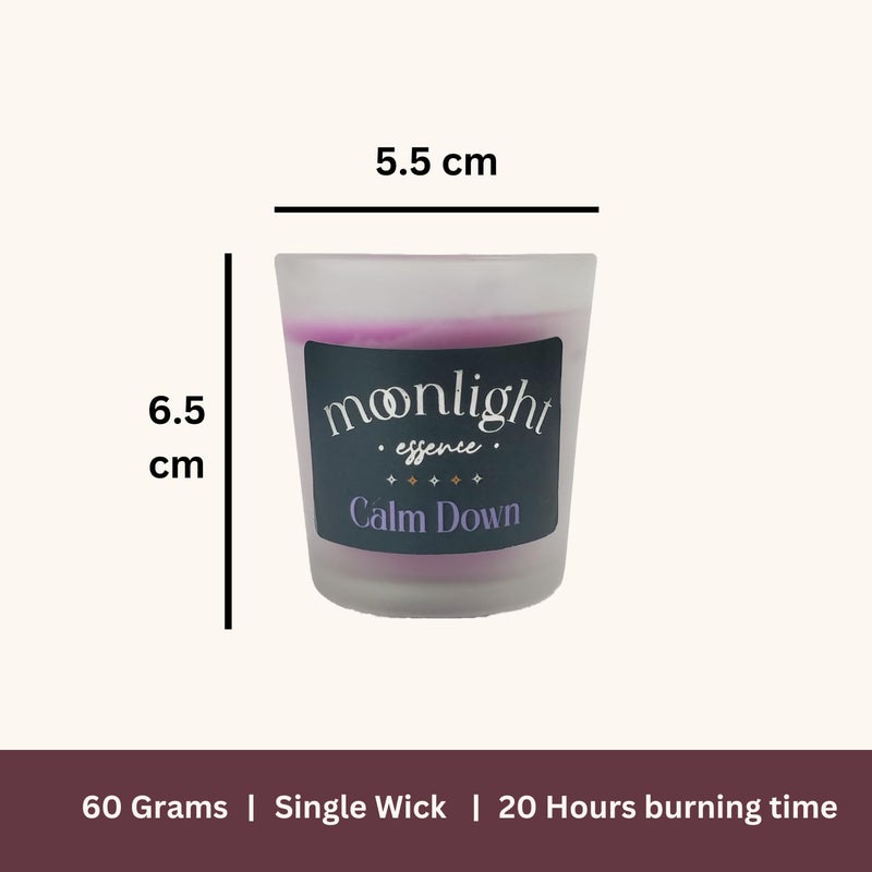 Moonlight Essence Moonlight Essence Scented Candle Set Pack of 4 Votive Candles Lavender Oud Ocean Fresh Cinnamon Apple Fragrances LongLasting Home Fragrance for Relaxation Elegant Dcor - Image 5