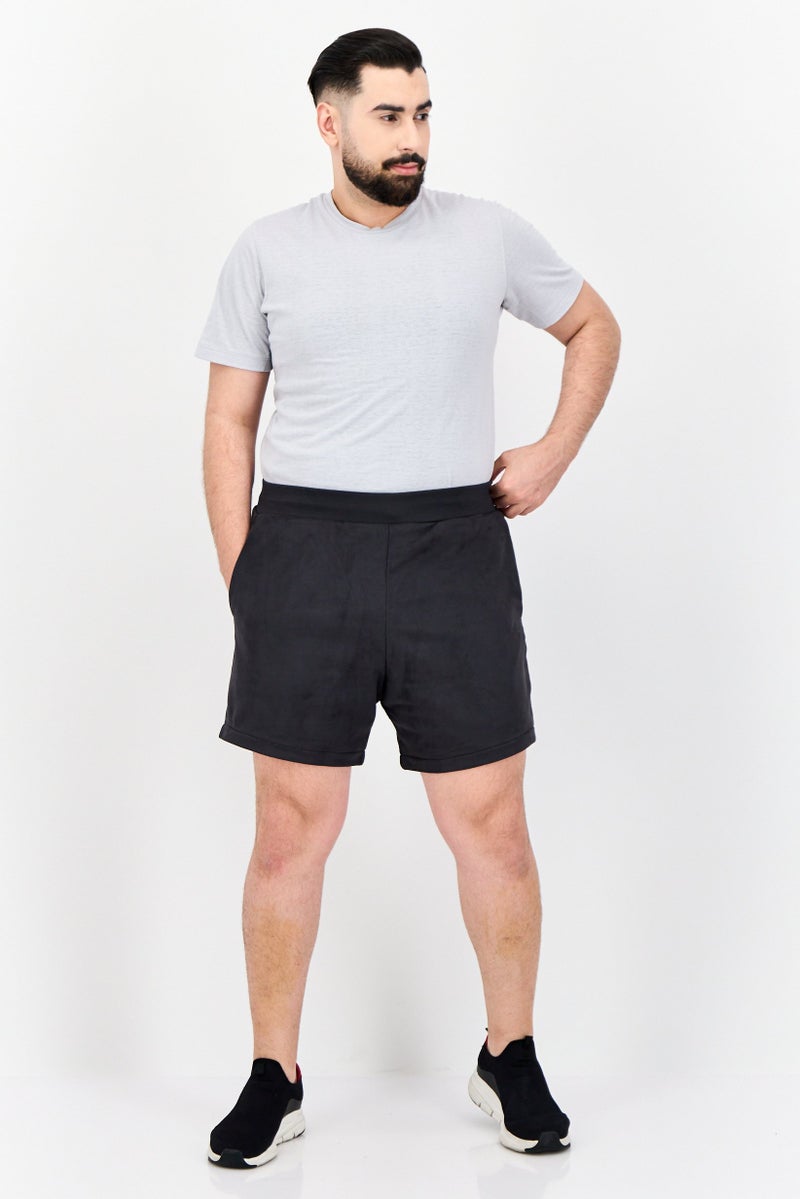 Adidas Men Sportswear Fit Outdoor Shorts, Dark Grey  - Image 3