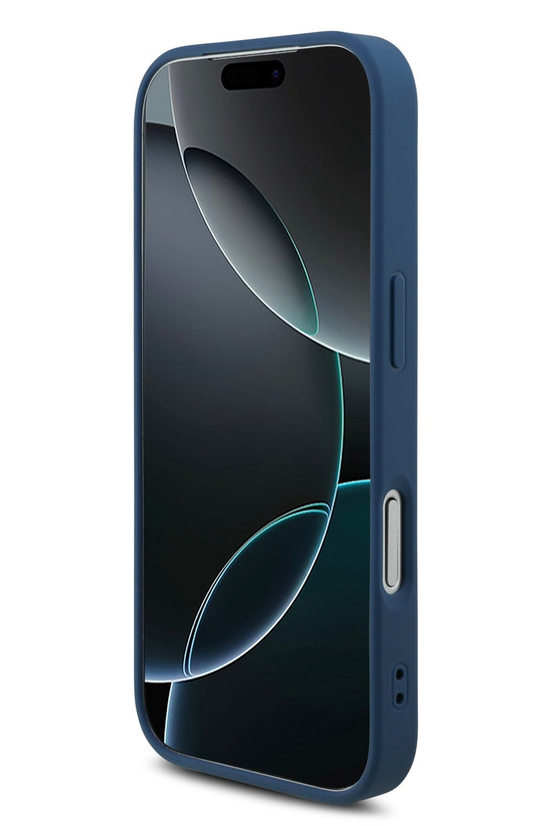 GUESS iPhone 17 Pro Case PU Leather With Big 4G & Classic Logo / Ultra Slim / lightweight design / Easy Installation - Blue - Image 5