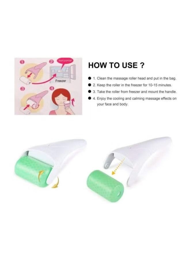 ORiTi - ORiTi Face Ice Roller White/Green - Image 1