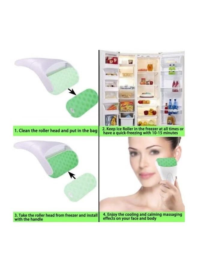 ORiTi - ORiTi Face Ice Roller White/Green - Image 1