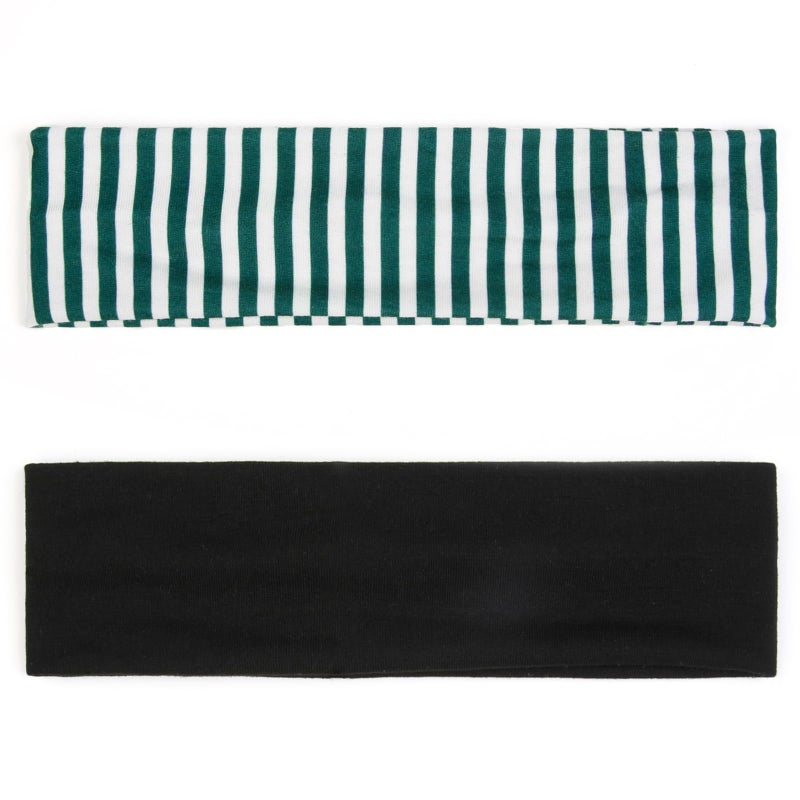 TERSE Headbands for Women Short Hair Striped Headbands Non Slip Elastic Sweat Hairbands Soft Fabric Hairbands Workout Yoga Running Sport Hair Accessories - Image 4