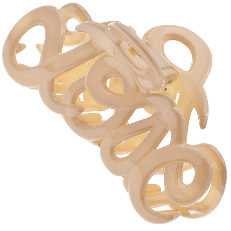 Camila Paris CP3046 French Hair Clip for Women, 3.25 inch Girls Hair Claw Clips Jaw Ivory Cellulose, Fashion Durable and Styling Hair Accessories for Women, Strong Hold No Slip Grip, Made in France - Image 1