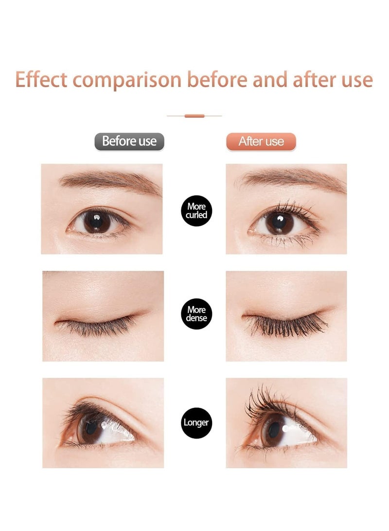 Heated Eyelash Curler, Natural Fast Eyelash Curler Long Lasting Heated Eyelash Curler USB Rechargeable Eyelash Curler for Eyelash Curling All Day - Image 3