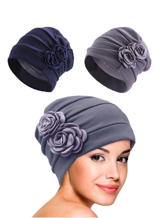 ZVEV - 2-Piece Women Under Scarf Hat Cap Bone Bonnet Hijab Islamic Muslim - Image 1