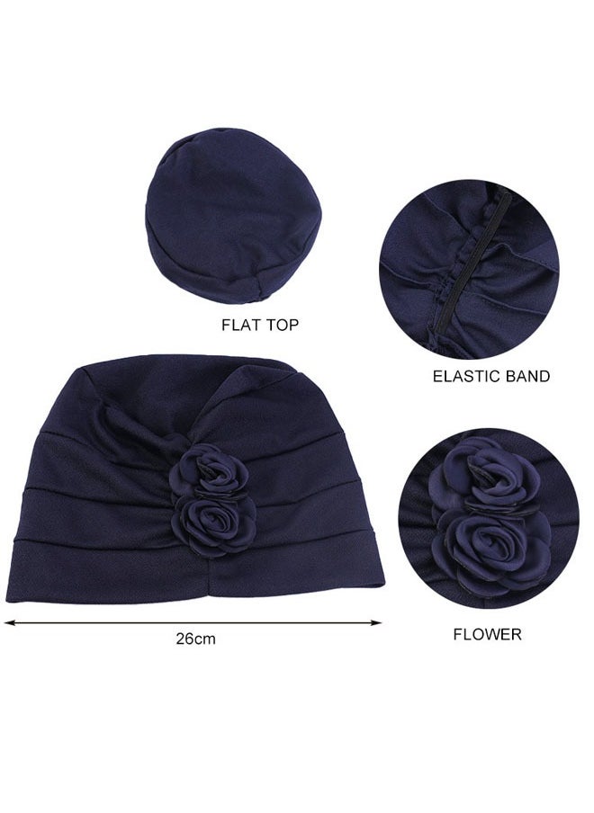 ZVEV - 2-Piece Women Under Scarf Hat Cap Bone Bonnet Hijab Islamic Muslim - Image 1