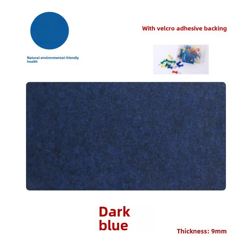 Colorful Felt Board Wall Stickers for Kindergarten Dark Blue 
