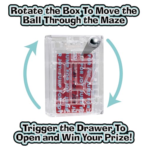 BILZ Money Puzzle Pack - Brain Teasing Maze and Cosmic Pinball - Perfect for Easter Baskets and Birthday Gifts - Reusable Game for Cash, Gift Cards and Tickets - Complete The Puzzle, Get Your Prize - Image 4