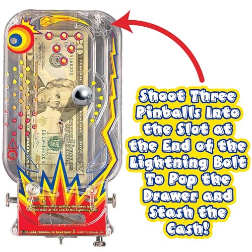 BILZ Money Puzzle Pack - Brain Teasing Maze and Cosmic Pinball - Perfect for Easter Baskets and Birthday Gifts - Reusable Game for Cash, Gift Cards and Tickets - Complete The Puzzle, Get Your Prize - Image 3