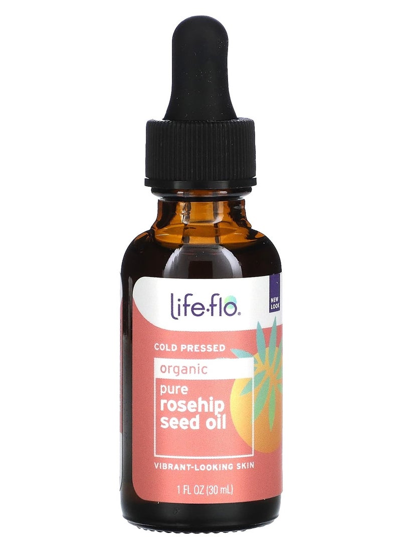 Life-flo - Organic Pure Rosehip Seed Oil, 1 fl oz (30 ml) - Image 1