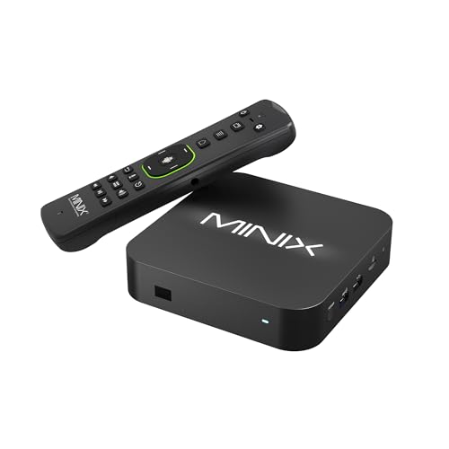 MINIX U8K-Ultra 8K Android Media Player with AI Picture Quality Enhancer & AI Resolution Upscaling 8GB RAM 128GB eMMC, Powered by AOSP 11, Non-Android TV System Dolby Vision and Dolby Atmos Certified - Image 1