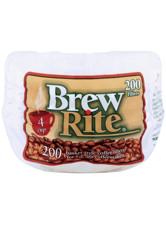 Brew Rite 4 Cup Coffee Basket Disposable Filters - 400 Ct - Image 5