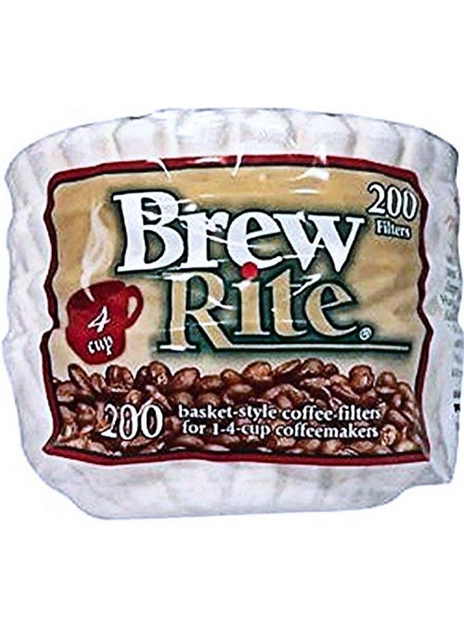 Brew Rite 4 Cup Coffee Basket Disposable Filters - 400 Ct - Image 3