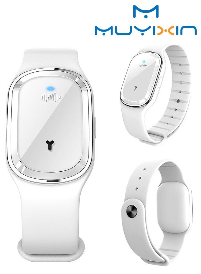 Muyixin Ultrasonic Mosquito Repellent Bracelet Watch, USB Rechargeable Anti Mosquito Repeller Wristband Suitable for Adults and Kids  - Image 1
