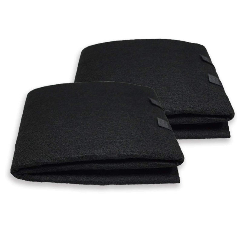 PUREBURG PUREBURG Carbon Filter,Cut-to-Fit Carbon Pad 16 x 48 inches for Charcoal Sheet fits Range Hoods Furnace Filters, Air Purifier,Food cycler filter. Kitchen Compost Bins,Removes Odor VOC, 2-Pack  - Image 1