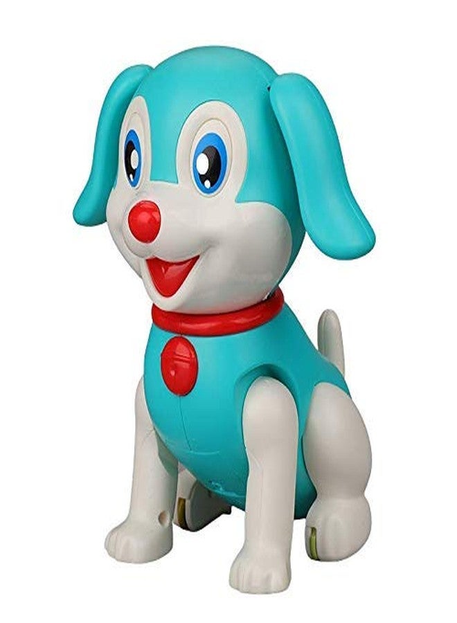 OANGO Jumping Dog/Puppy Toy with Flapping Ears Rotating Electronic Dog Walking and Jumping Dog Musical Lighting Dog Dancing Dog Robot Cute Cartoon Dog - Image 1